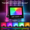 Outdoor RGBCW Smart Floodlight has 16 million colors Adjustable color temperature WIFI and wireless connectivity for patio