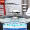Cat Water Fountain, 2.5L/84oz Tuya Smart App Pet Water Fountain,Automatic Water Dispenser for Cats Inside with SUS304 Bowl