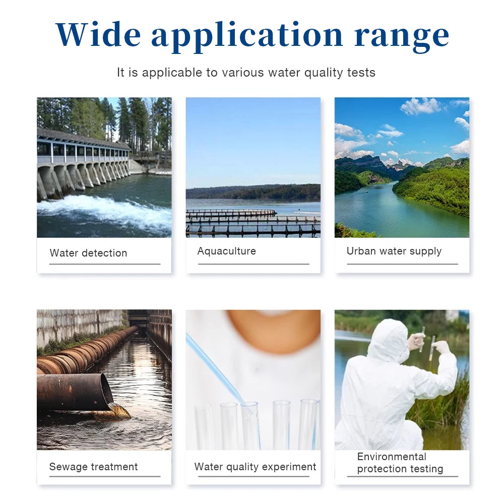 Digital 4 in 1 Water Quality Tester HM500 Multi-parameter PH EC TDS Temp Meter Accuracy Water Monitor for Fish Tank Aquarium