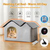 Adjustable Temperature USB Heated Cooling Cat Bed for All Seasons Indoor Outdoor Pet Mat