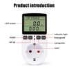 European And US Plug-in Power Metering Socket, Smart Metering Socket, Non-Backlit Voltage And Ampere Meter