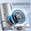 Smart Faucet Water Filter - Removable Ceramic Filter for Pure Drinking Water, Anti-Scale Home Water Purifier for Kitchen & Bathr