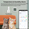 Wireless Temp Humidity Sensor Real Time Monitor Smart WiFi Thermometer Hygrometer Sensor Intuitive Comfort Indicator for Home