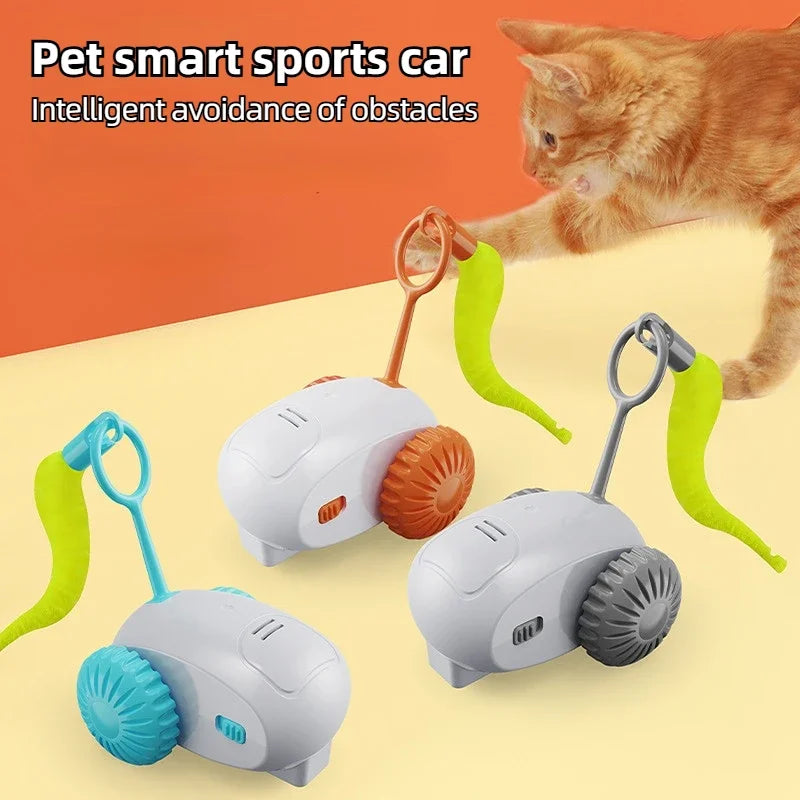 Pet Gravity Cat Smart Interactive Sport Car Toy Automatic Moving Indoor Kitty Ball Toys Car for Dogs Playing