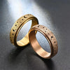 Smart Home Paws Stainless Steel Moon & Star Spinner Ring image 5