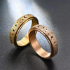 Smart Home Paws Stainless Steel Moon & Star Spinner Ring image 4