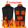 21 Heated Vest Electric Heated Jackets Men Women Sportswear Heated Coat Coat Motorcycle USB Heating Jacket For Camping outdoor