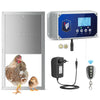 Chicken Coop Door Control Box,Chicken Coop Door Opener, New for 2022 with Timer and Light Sensor, Battery Power