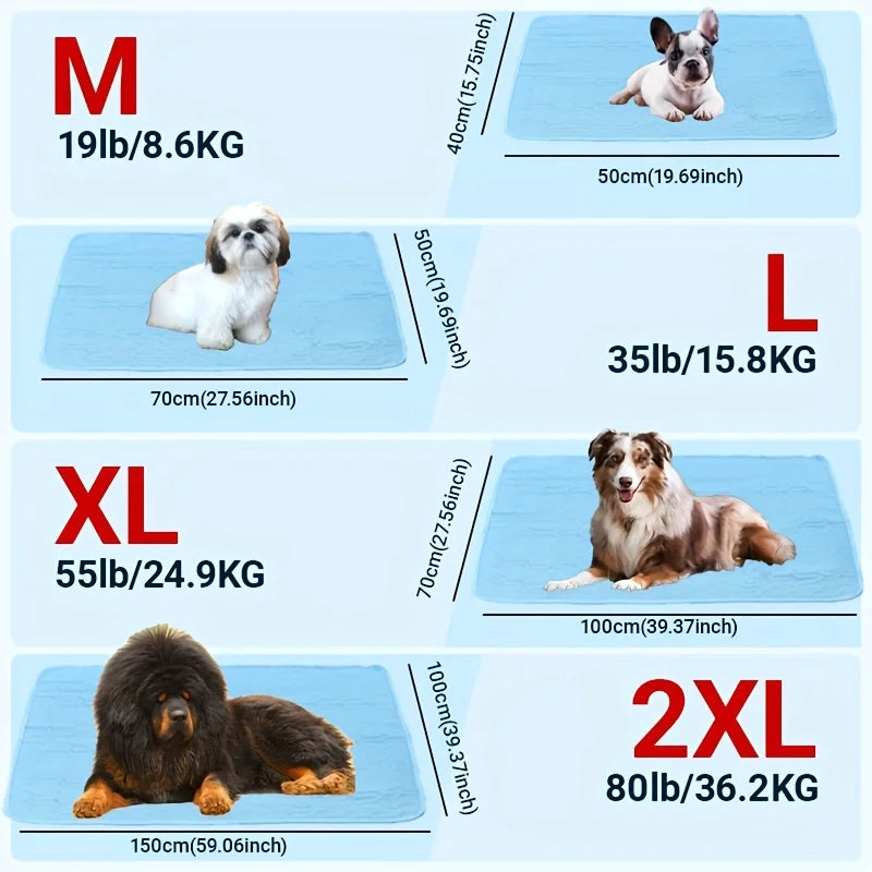 Summer Pet Cooling Mat Pad And Sleeping Pad Bed for Cat&Dog-Sweat Absorbent Surface-Keeps your pets cool all summer long dog bed