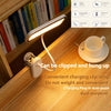 LED Clip-On Desk Lamp, 3-Color Temperature Adjustable, Touch Control, Ideal for Office Work, Student Study, and Reading