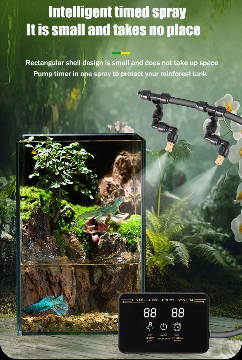 Intelligent spray system spray spray rainforest crawler electronic timer automatic spray rainforest kit control sprinkler