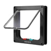 Pet Door with 4 Way Security Lock Door Dog Cat Kitten Flap Puppy Kitten Safety In&out Pet Doors Sliding Door for Pet Safety Door
