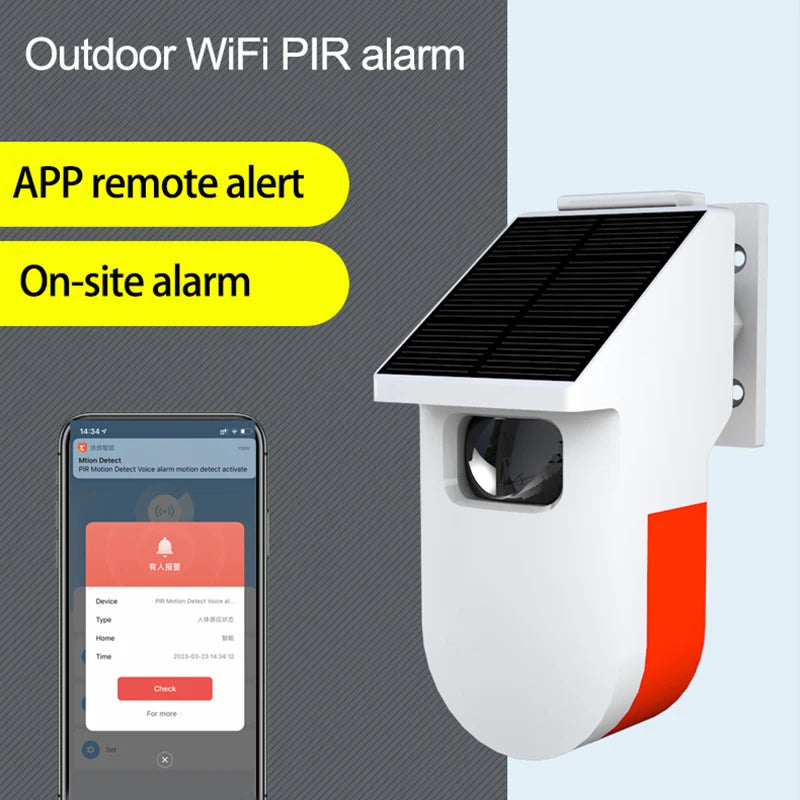 WiFI Pir MicroWava Radar Motion Presence Sensor Alarm