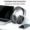 Smart Home Paws KEBIDUMEI Bluetooth 5.3 Headphones with FM Radio image 4