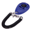 Dog Training Clicker Pet Cat Plastic New Dogs Click Trainer Aid Tools Adjustable Wrist Strap Sound Key Chain Dog Supplies