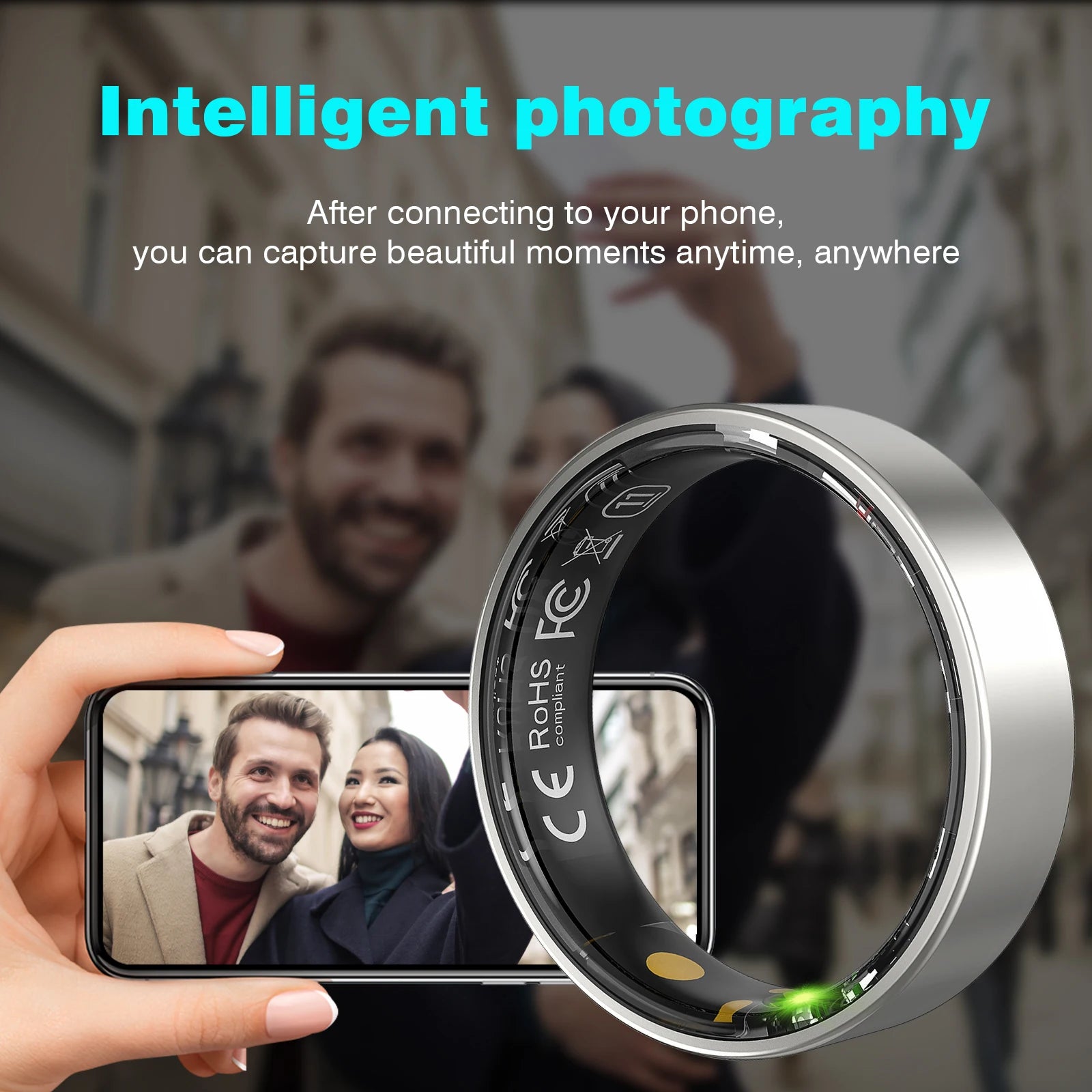 Smart Home Paws 5-Day Smart Fitness Ring for iOS & Android image 1
