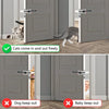 Punch-Free Pet Door Opener Adjustable Cat Door Holder Latch Easy Installation Pet Flap Door for Dog Cats Pet Supplies