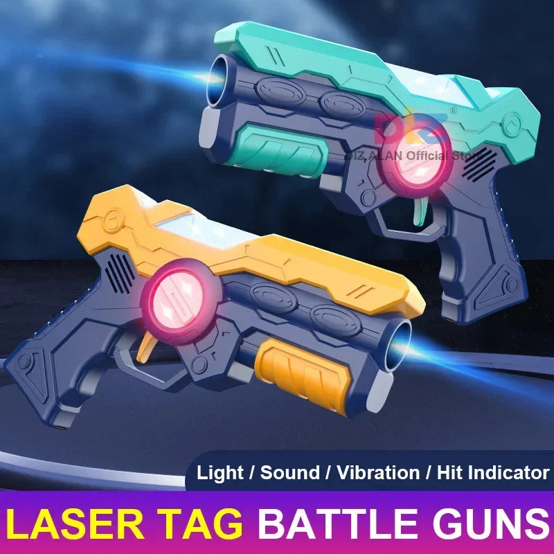 Infrared Toy Guns Play Set kids Laser Tag Battle Game Laser Strike Electric gun Weapon Pistol For Boys Children Indoor Outdoor