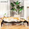 KEMORELA Cooling Elevated Dog Bed Outdoor Elevated Dog Bed For Medium Dogs Bite-Proof Standing Pet Bed Washable Breathable Mesh