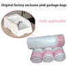 2 Rolls Smart Cat Litter Box Liners Special Garbage Bags Collect Poops Cats Feces Garbage Bags Pink Cleaning Trash Pet Supplies