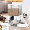 Smart Home Paws Auto Cat Feeder | Dual Bowl | App-Controlled | 5L Capacity